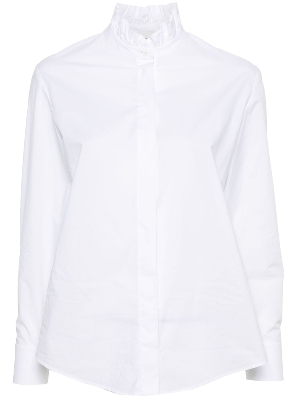 Claudie Pierlot 荷叶领衬衫 - 白色