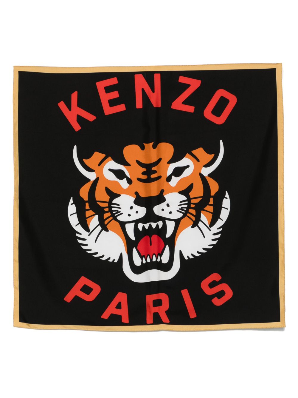 Kenzo Lucky Tiger 围巾 - 黑色