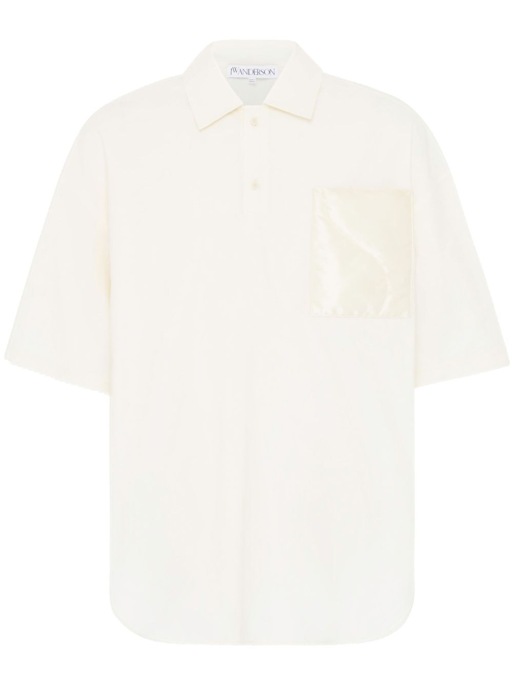JW Anderson 绗缝口袋polo衫 - 白色