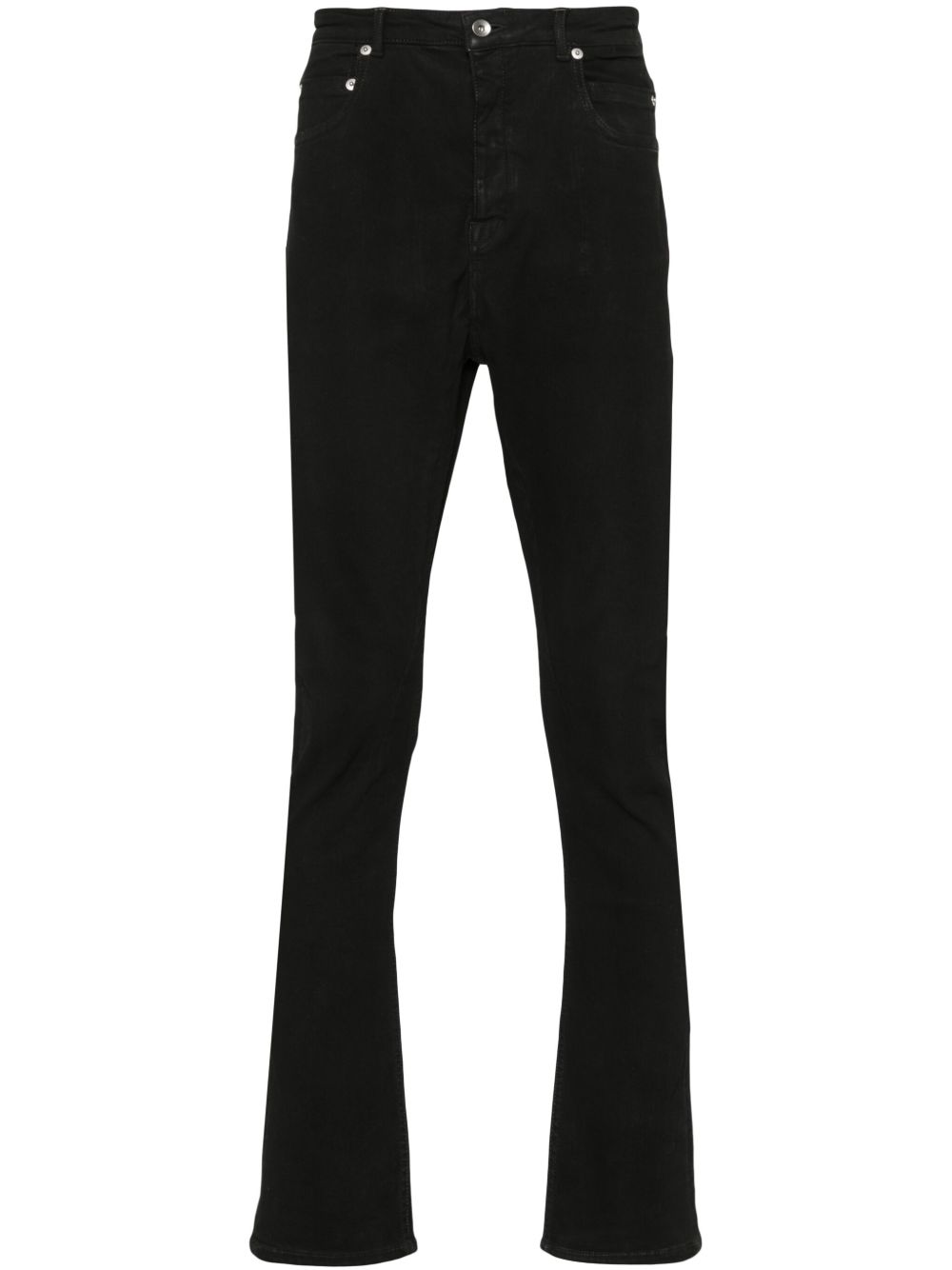 Rick Owens DRKSHDW 中腰紧身牛仔裤 - 黑色