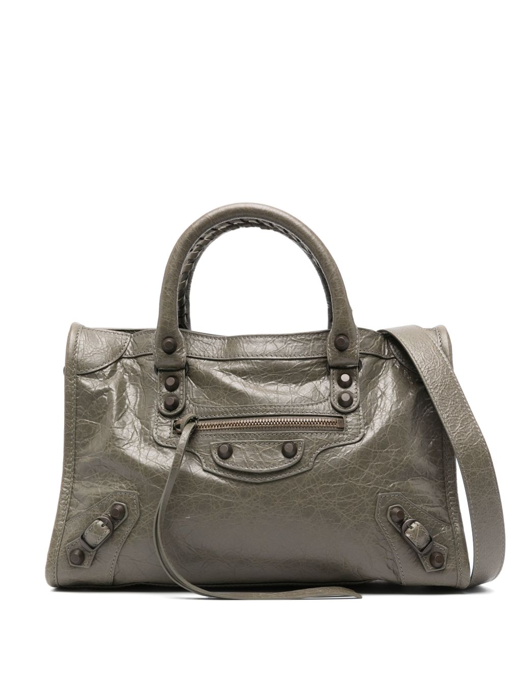 Balenciaga Le City 小号手提包 - 绿色