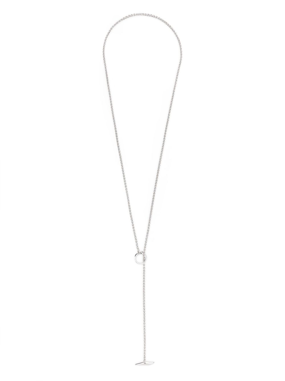 Tom Wood Robin L chain necklace - 银色