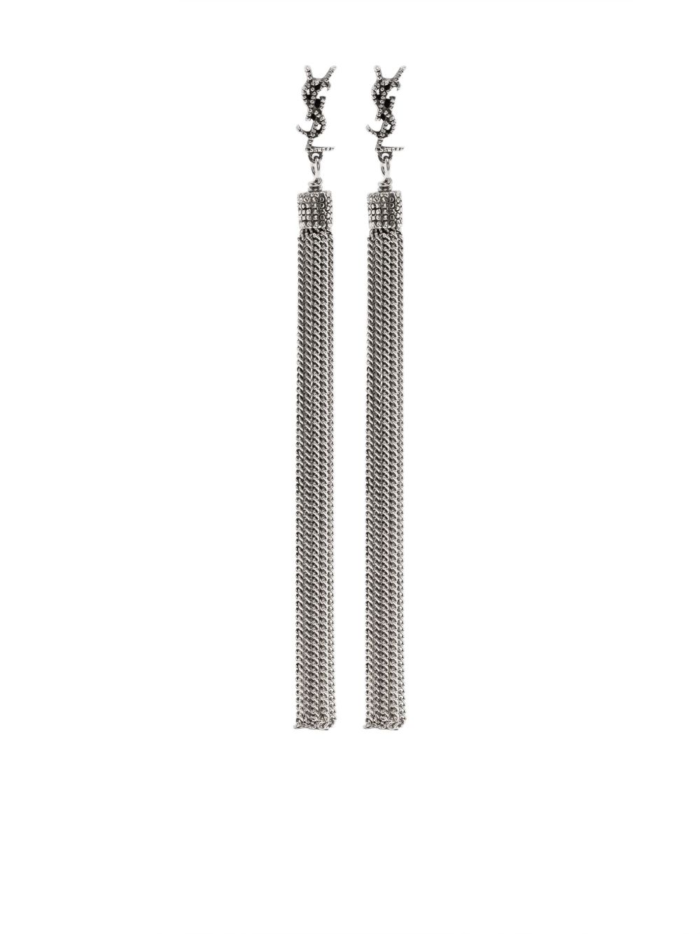 Saint Laurent 圣罗兰 LouLou流苏耳环 - 金属色