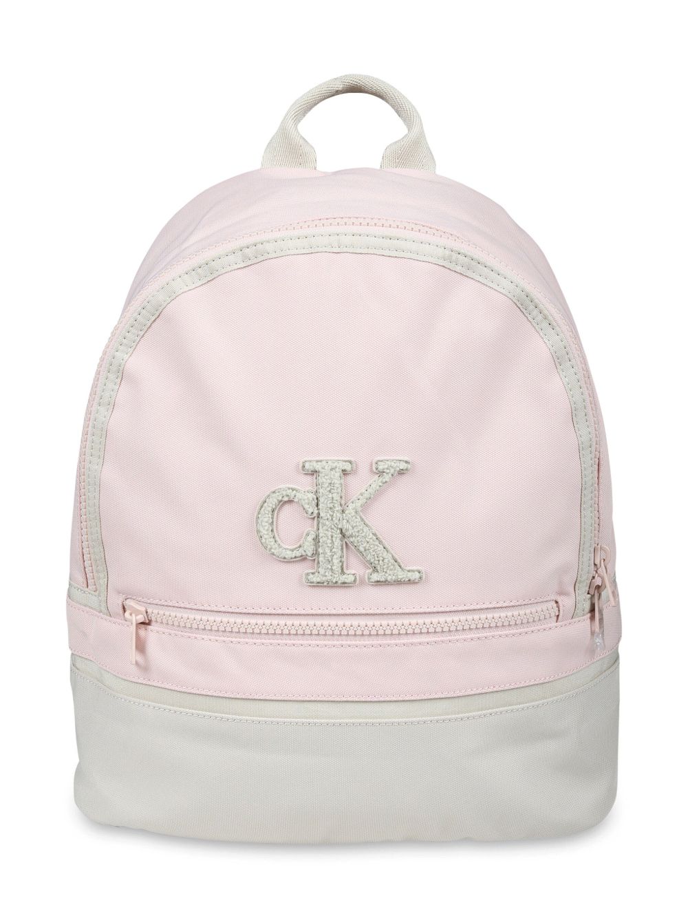 Calvin Klein Kids 标贴双肩包 - 粉色