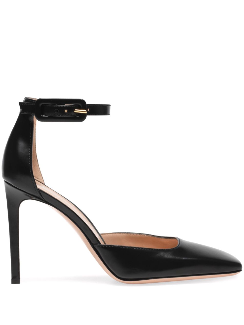Gianvito Rossi Casey 高跟凉鞋（9.5厘米） - 黑色