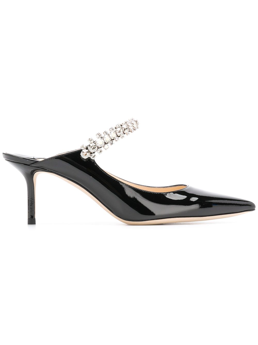 Jimmy Choo 周仰杰 Bing 65穆勒鞋 - 黑色