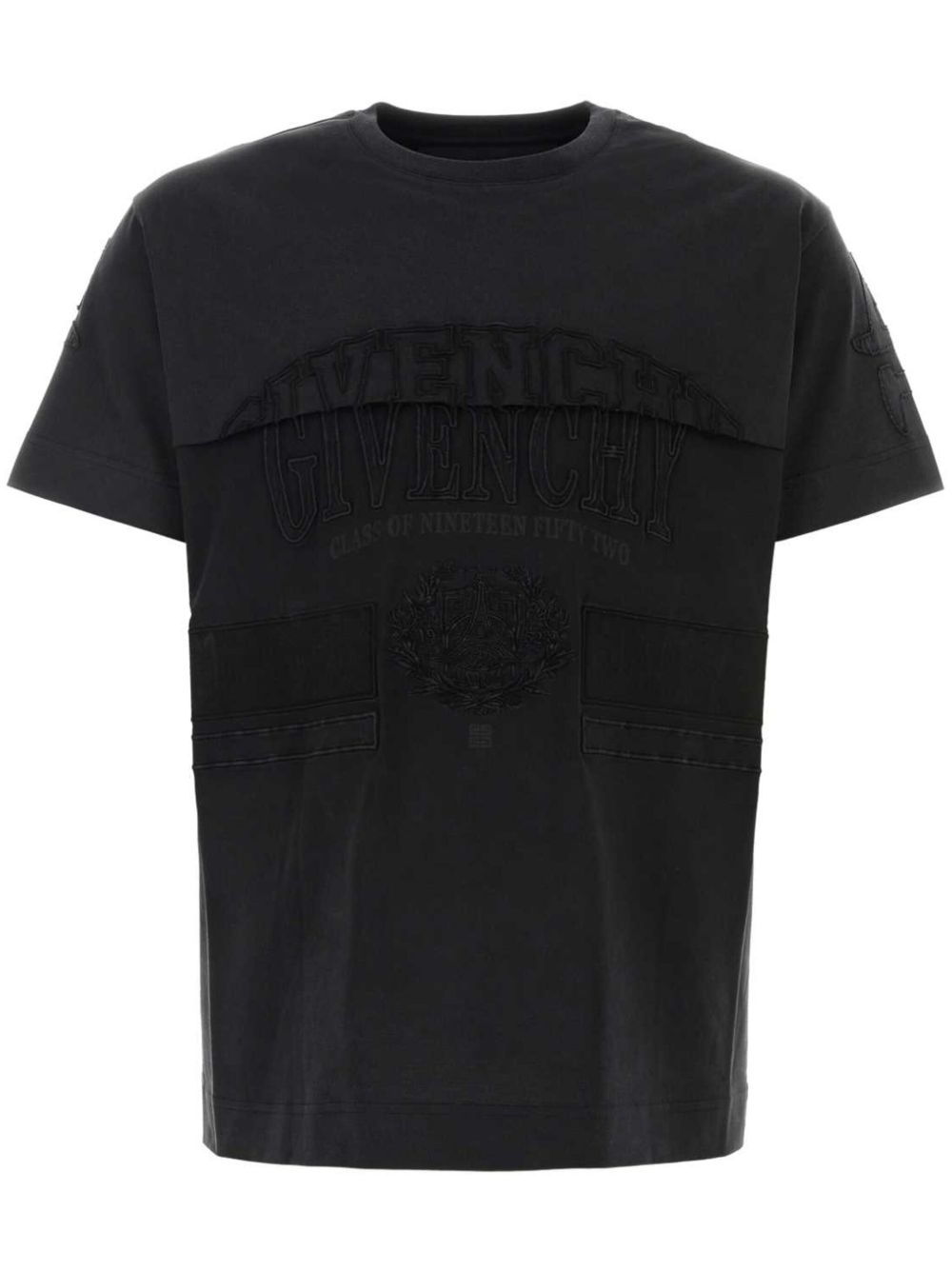 Givenchy 分层式棉T恤 - 黑色