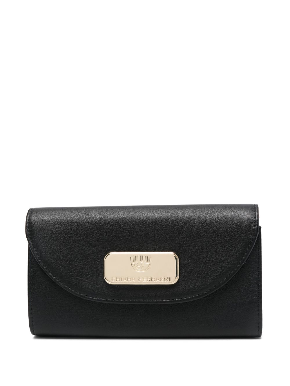 Chiara Ferragni logo标牌珠宝包 - 黑色