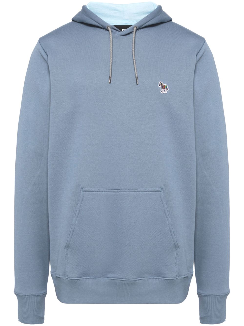 PS Paul Smith 斑马logo棉连帽衫 - 蓝色
