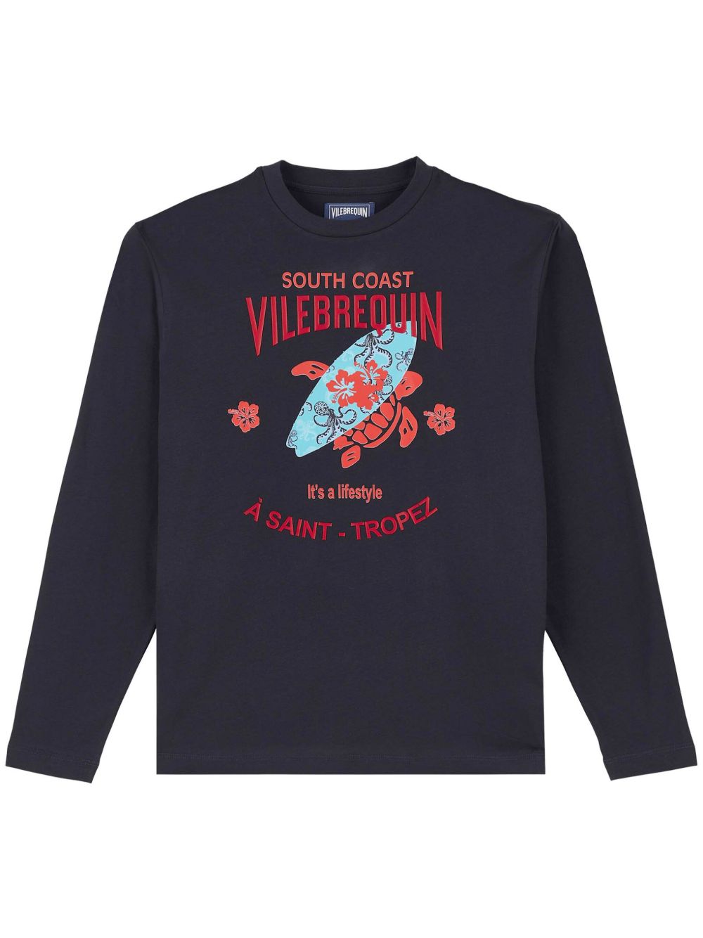 Vilebrequin Turtles Surf T恤 - 蓝色