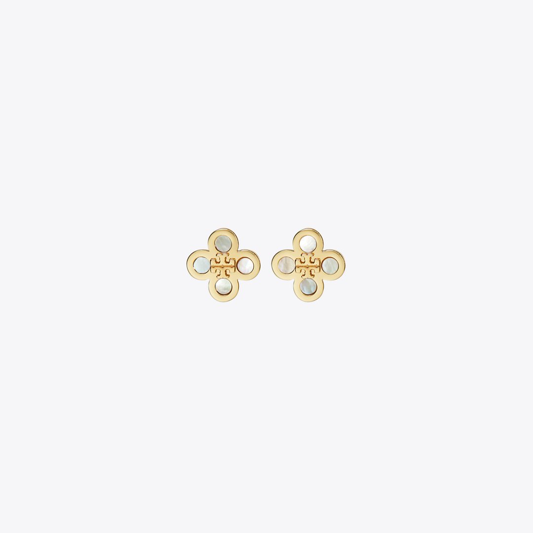 Tory Burch Kira Clover Stud Earring