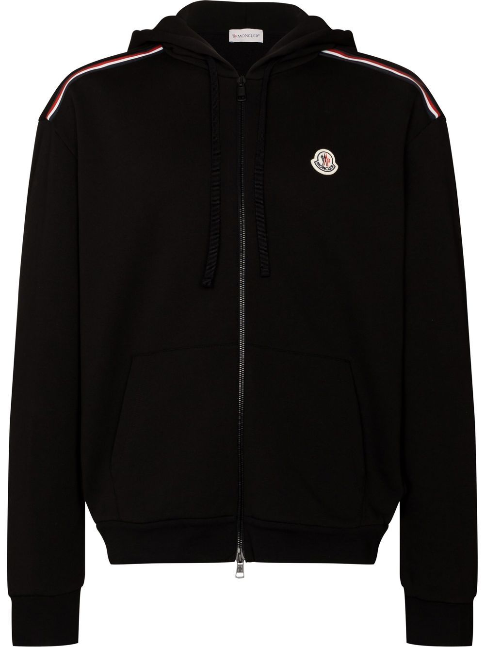Moncler 盟可睐 标贴连帽衫 - 黑色