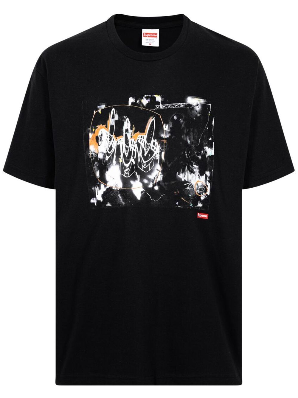 Supreme x Futura 2000图案印花T恤 - 黑色