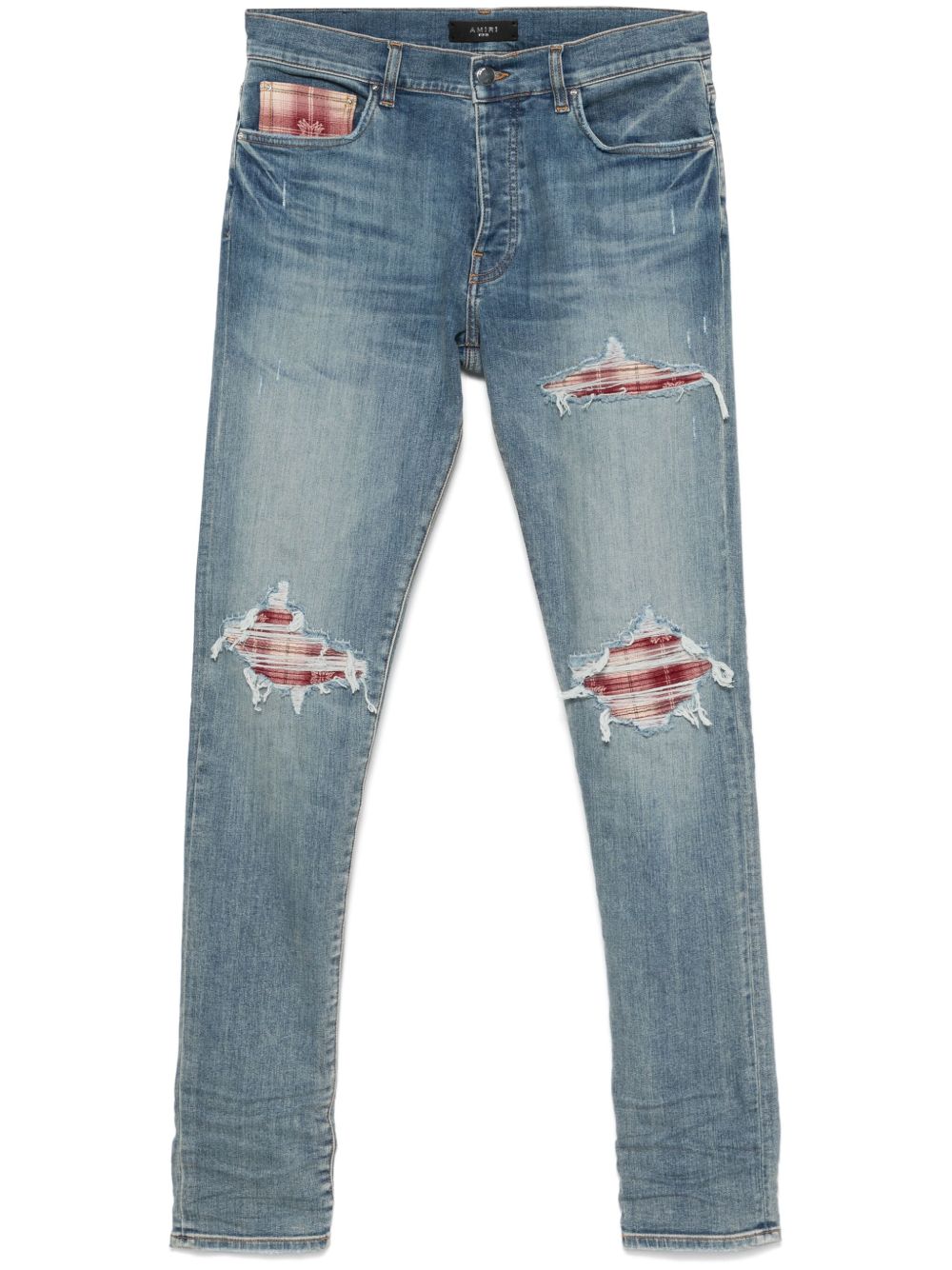 AMIRI Plaid MX1 牛仔裤 - 蓝色