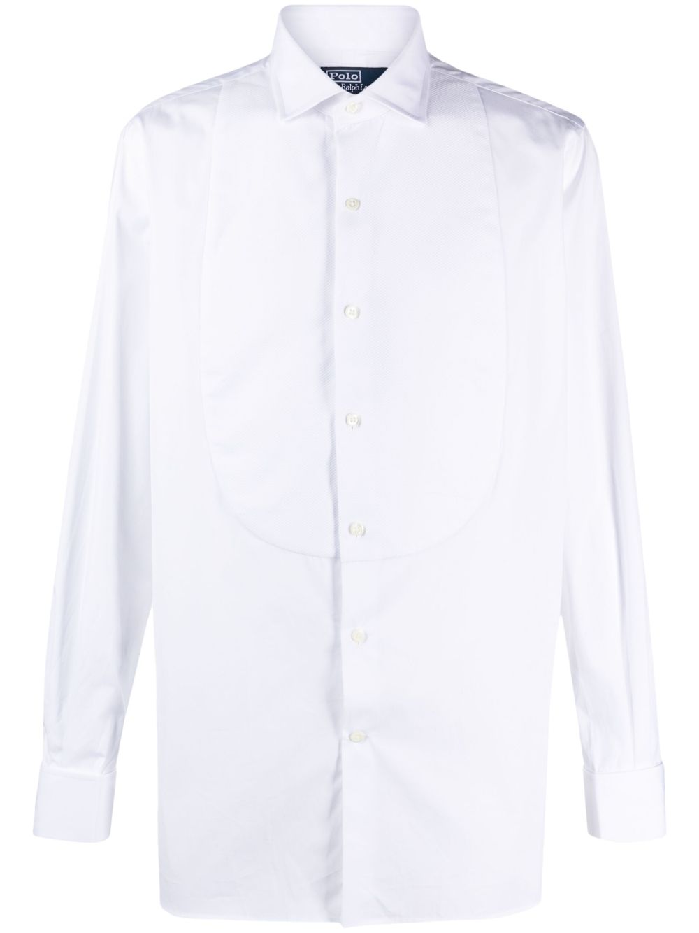 Polo Ralph Lauren 宽领棉衬衫 - 白色