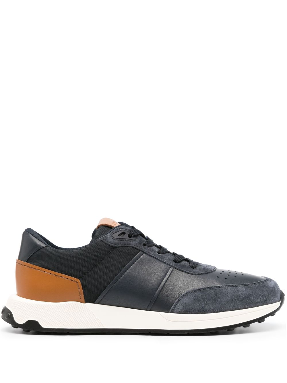 Tod's 双色拼接运动鞋 - 蓝色