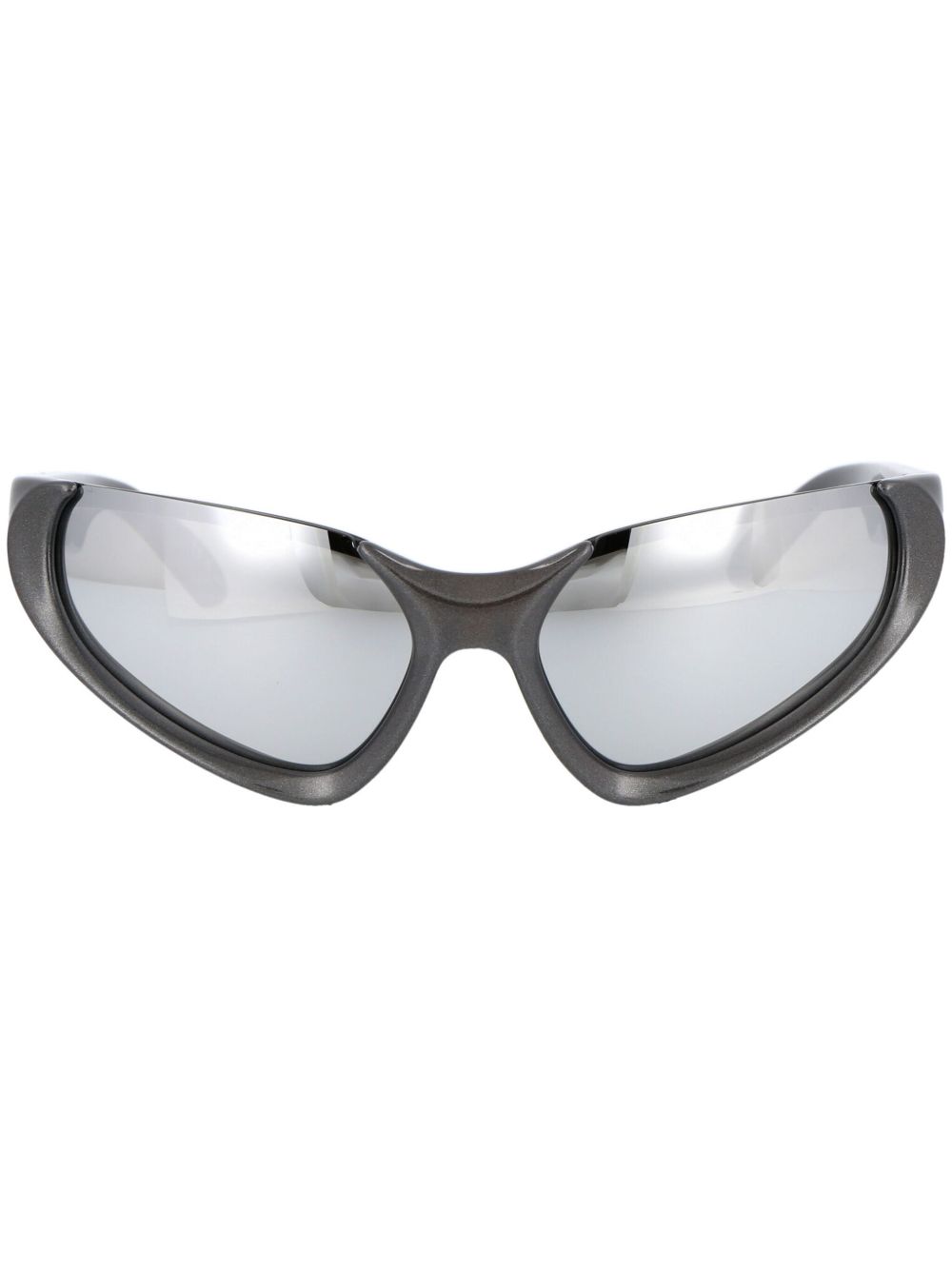 Balenciaga Eyewear Xpander 猫眼框太阳眼镜 - 灰色