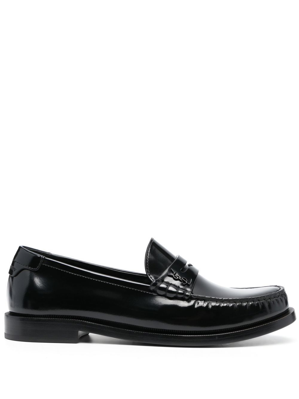 Saint Laurent 漆皮乐福鞋 - 黑色