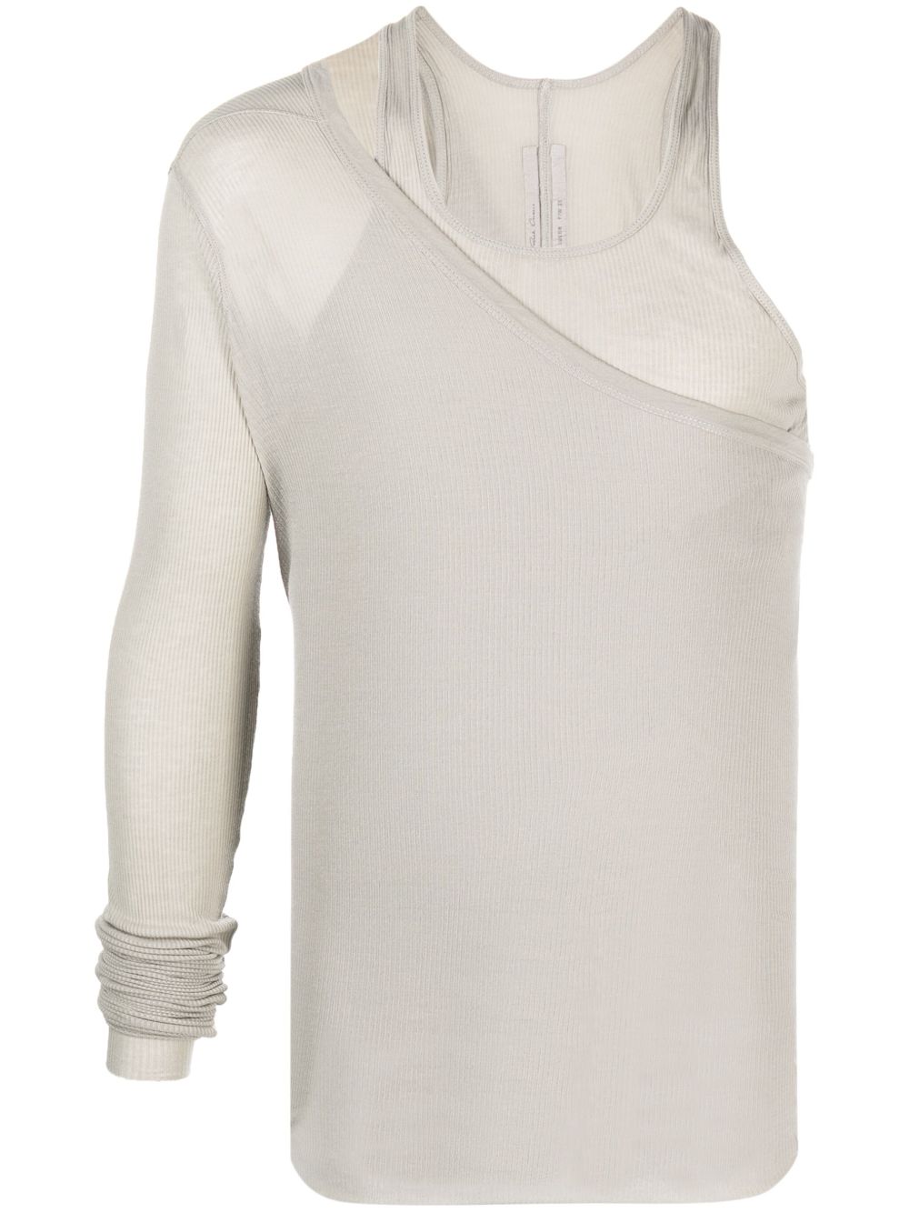 Rick Owens Ziggy Banana 针织坦克背心 - 中性色