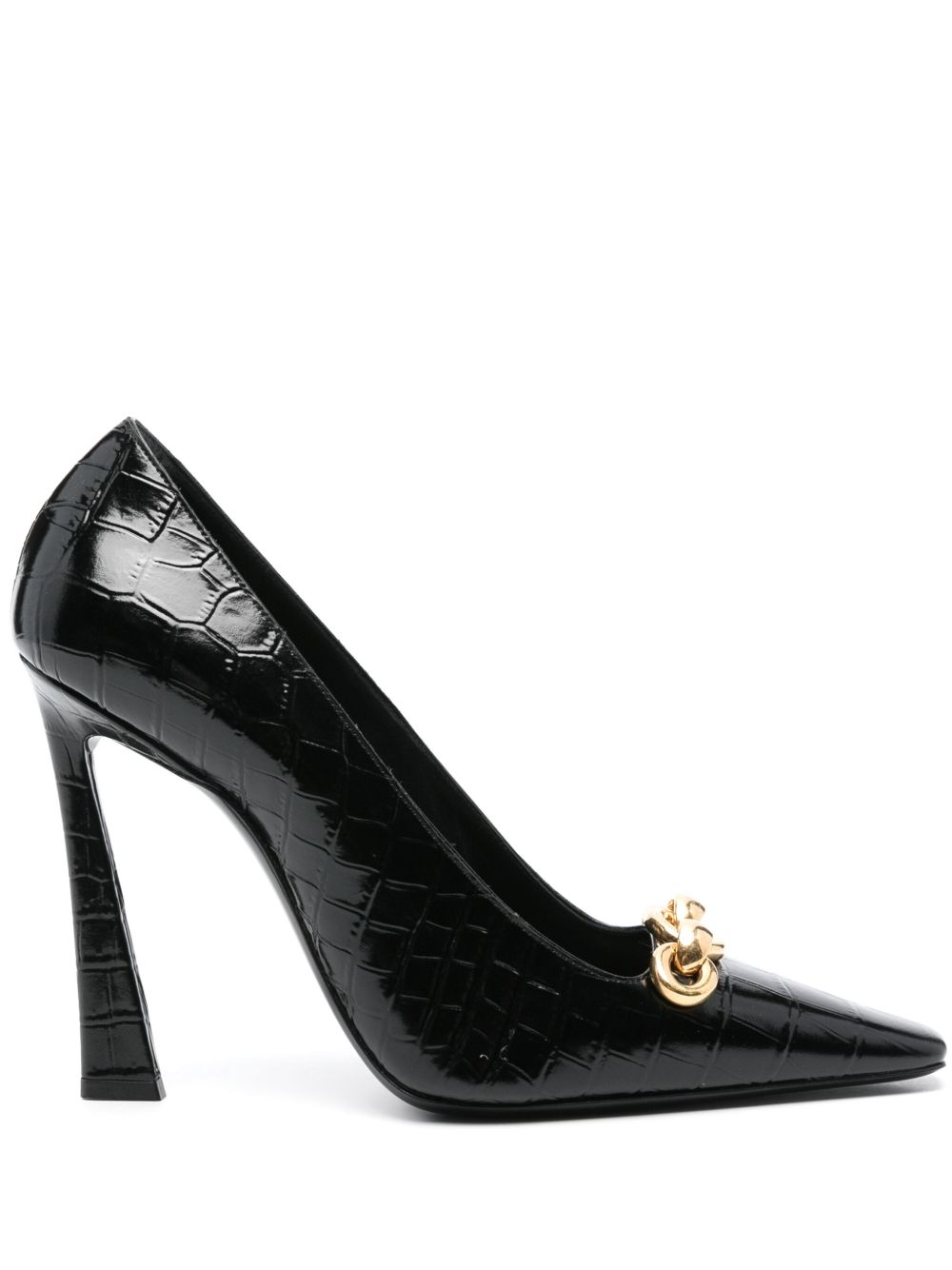 Saint Laurent Pre-Owned Severine 高跟鞋（典藏款，11.5厘米） - 黑色