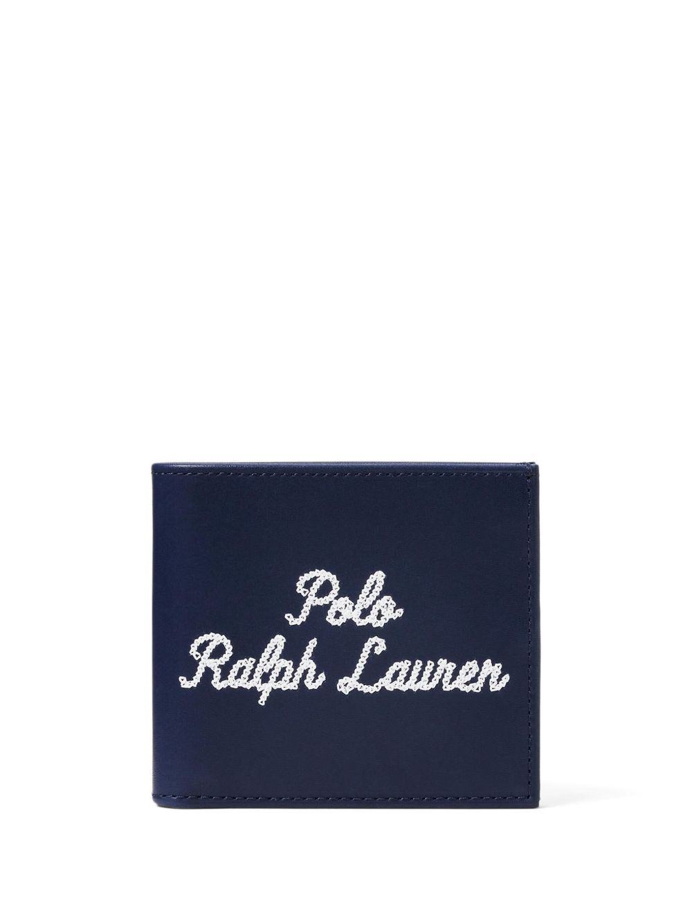 Polo Ralph Lauren logo刺绣钱包 - 蓝色