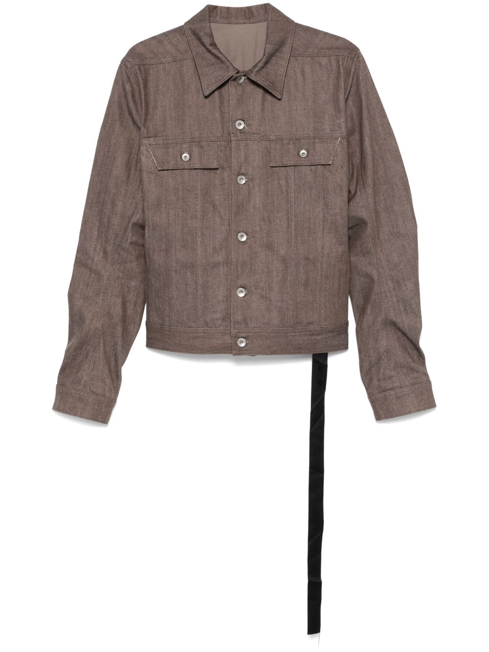 Rick Owens DRKSHDW Trucker 夹克 - 褐色