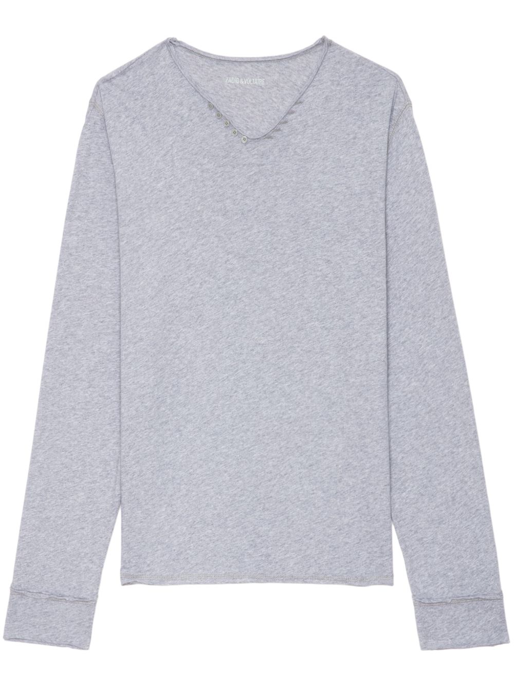 Zadig&Voltaire Monastir 长袖T恤 - 灰色
