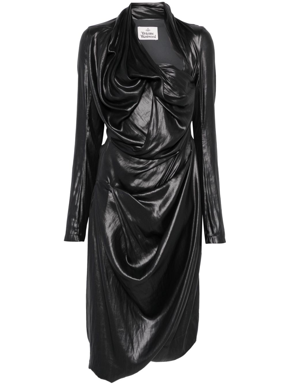 Vivienne Westwood Galatea 中长连衣裙 - 黑色
