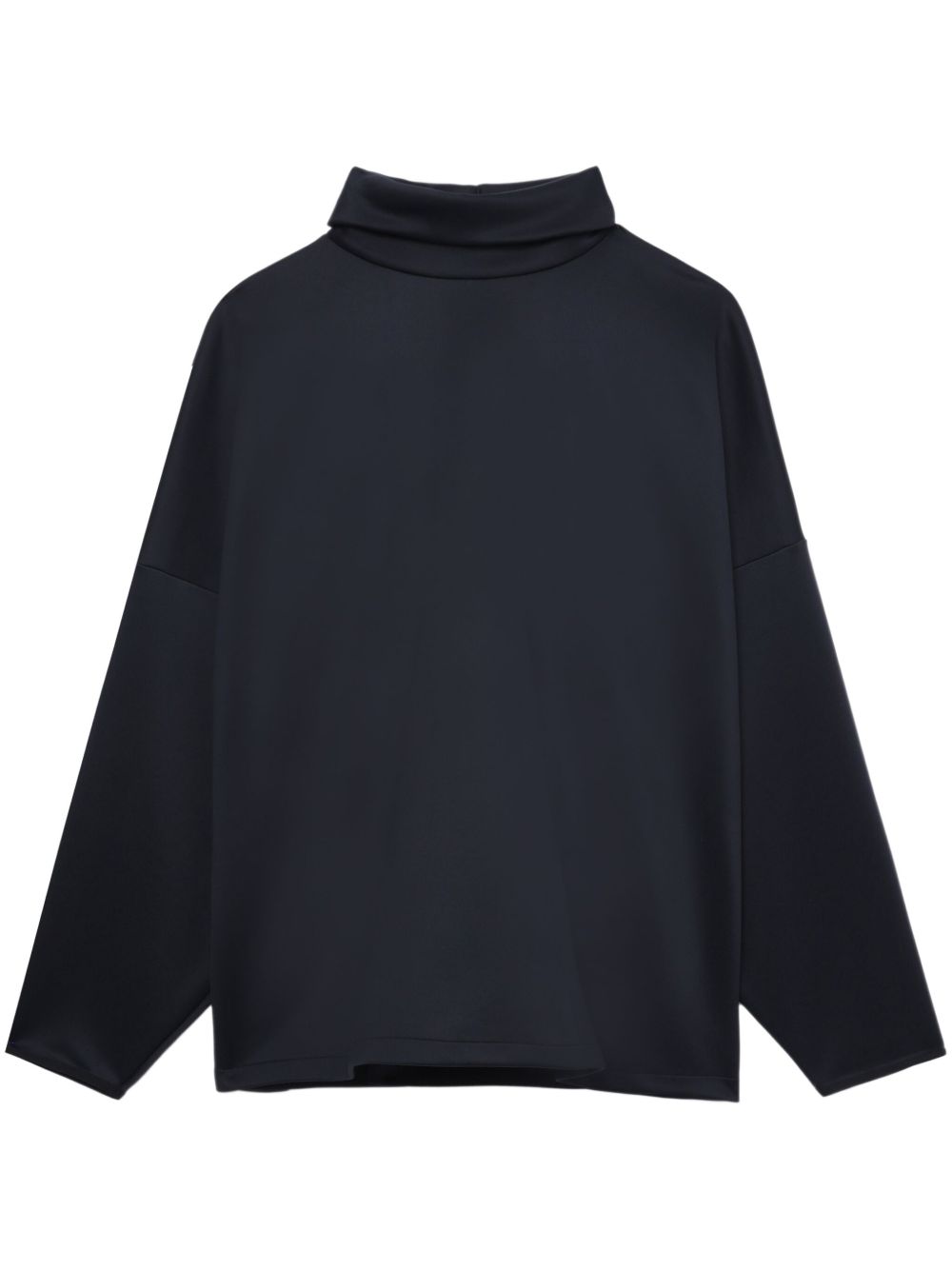Fear Of God logo贴花polo领卫衣 - 黑色