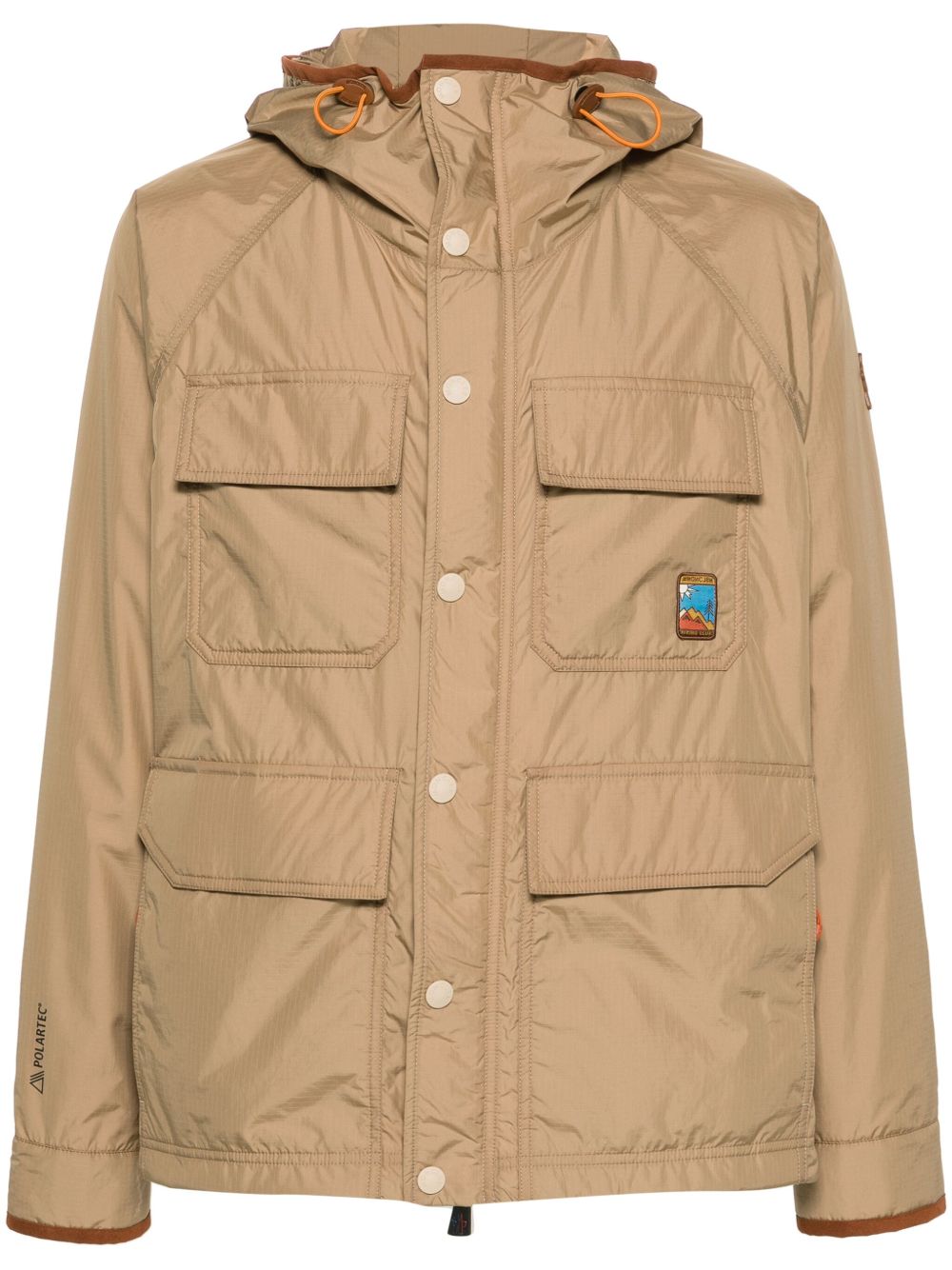Moncler Grenoble Rutor 连帽填充夹克 - 中性色
