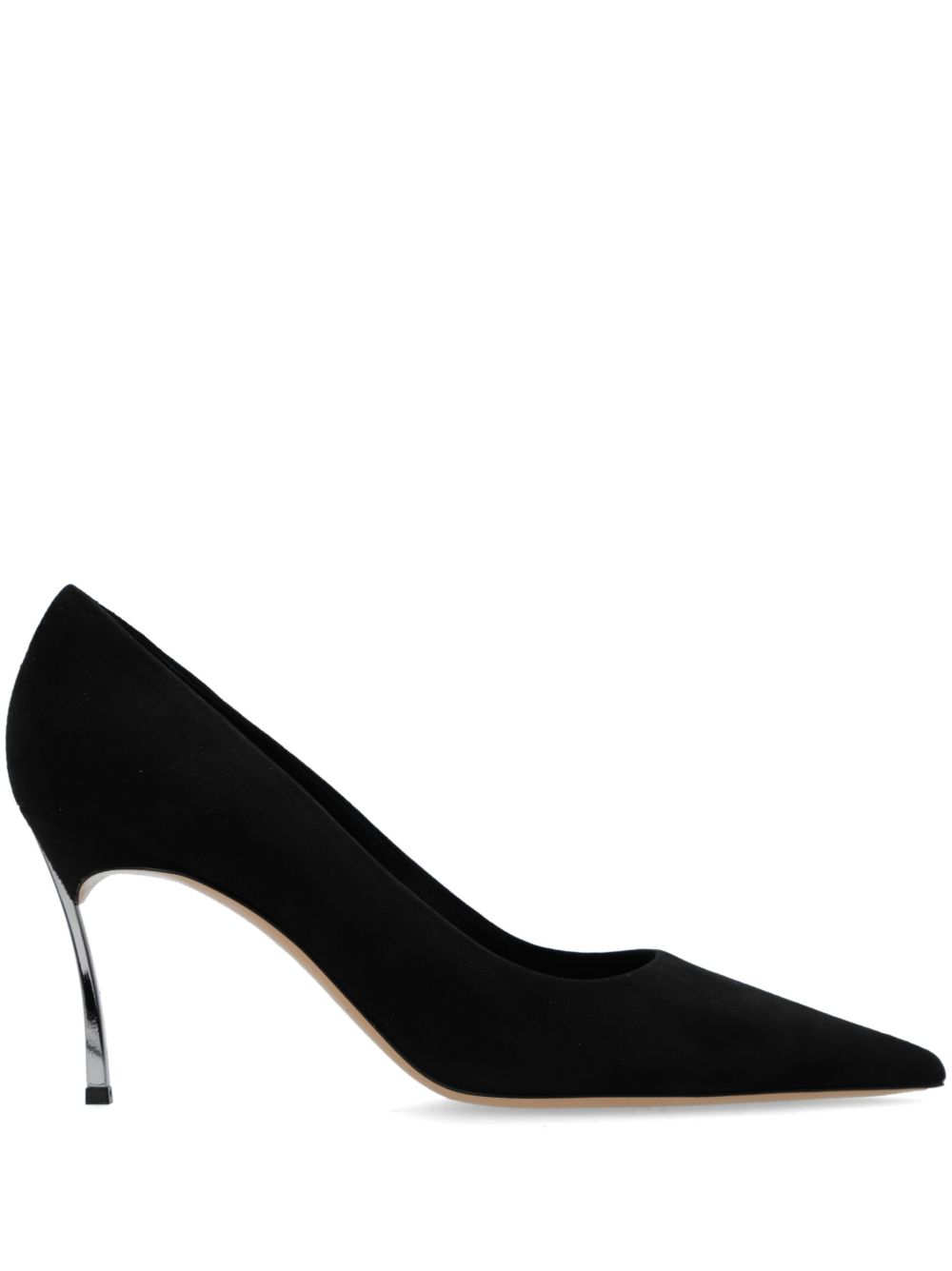 Casadei Tiffany皮质高跟鞋 - 黑色