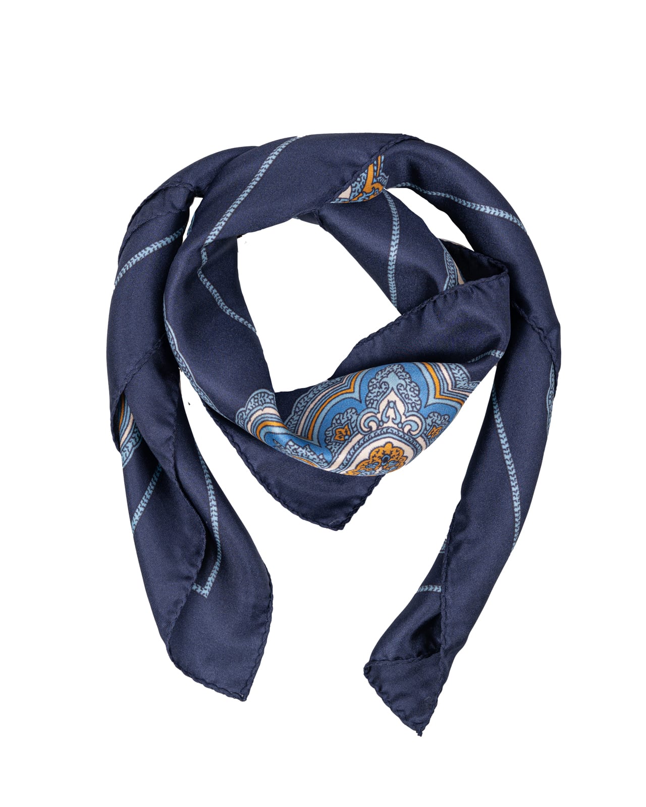 Etro 蓝色围巾