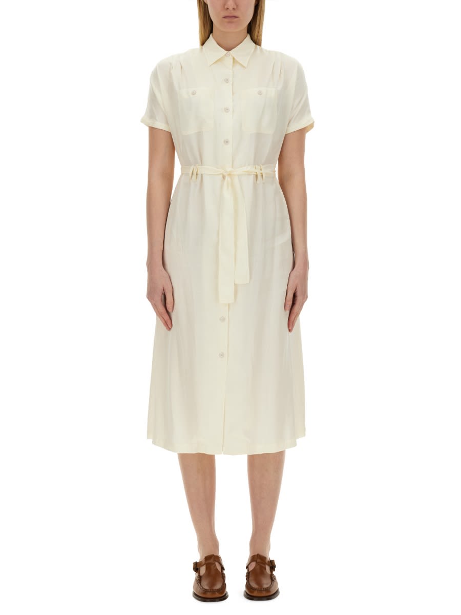 A. P.C.德鲁衬衫连衣裙