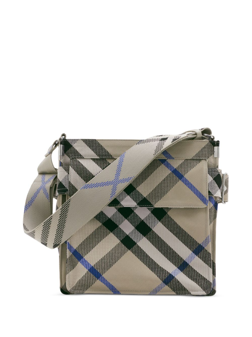 Burberry Trench 格纹小号托特包 - 中性色