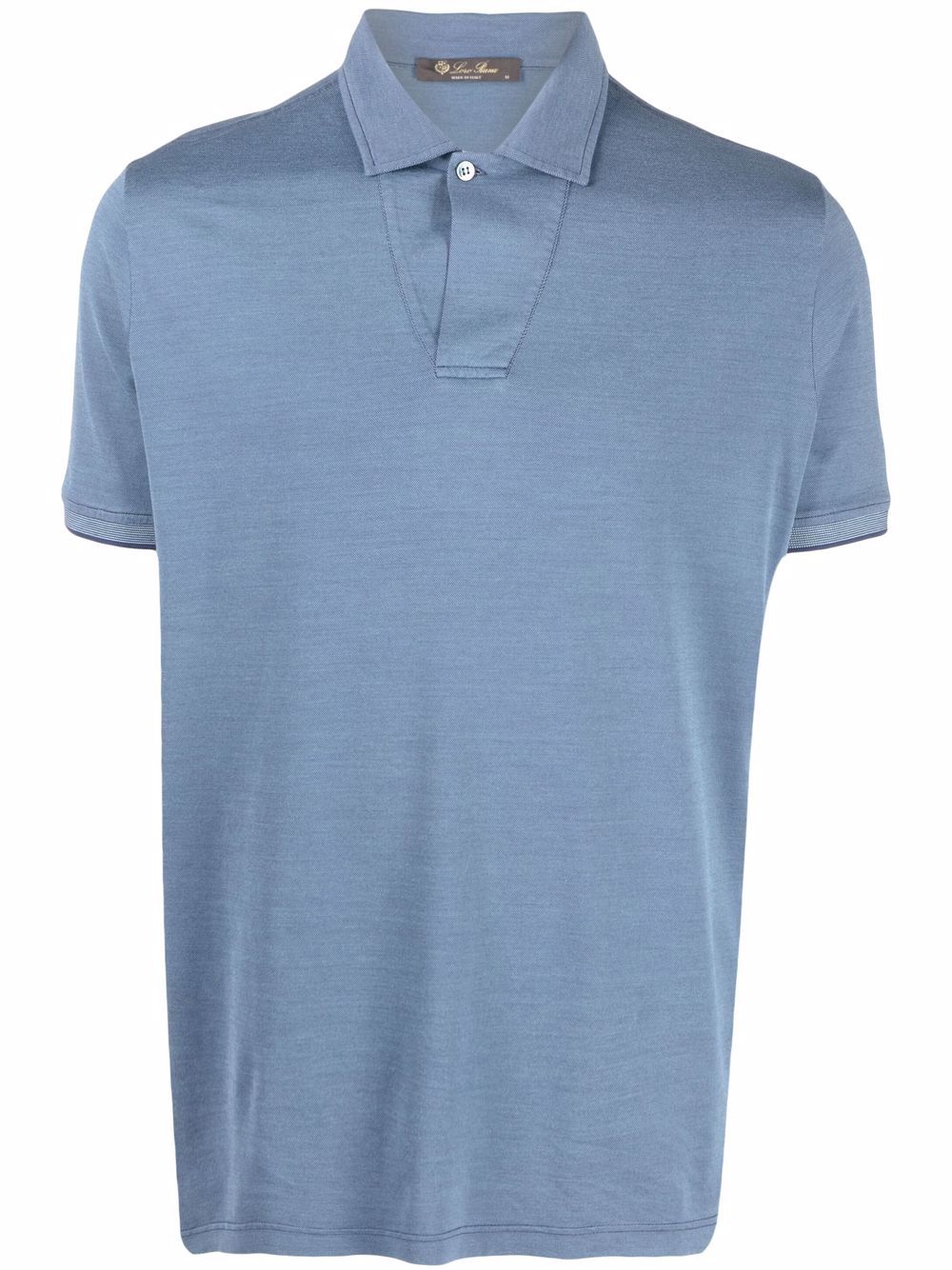Loro Piana 短袖polo衫 - 蓝色
