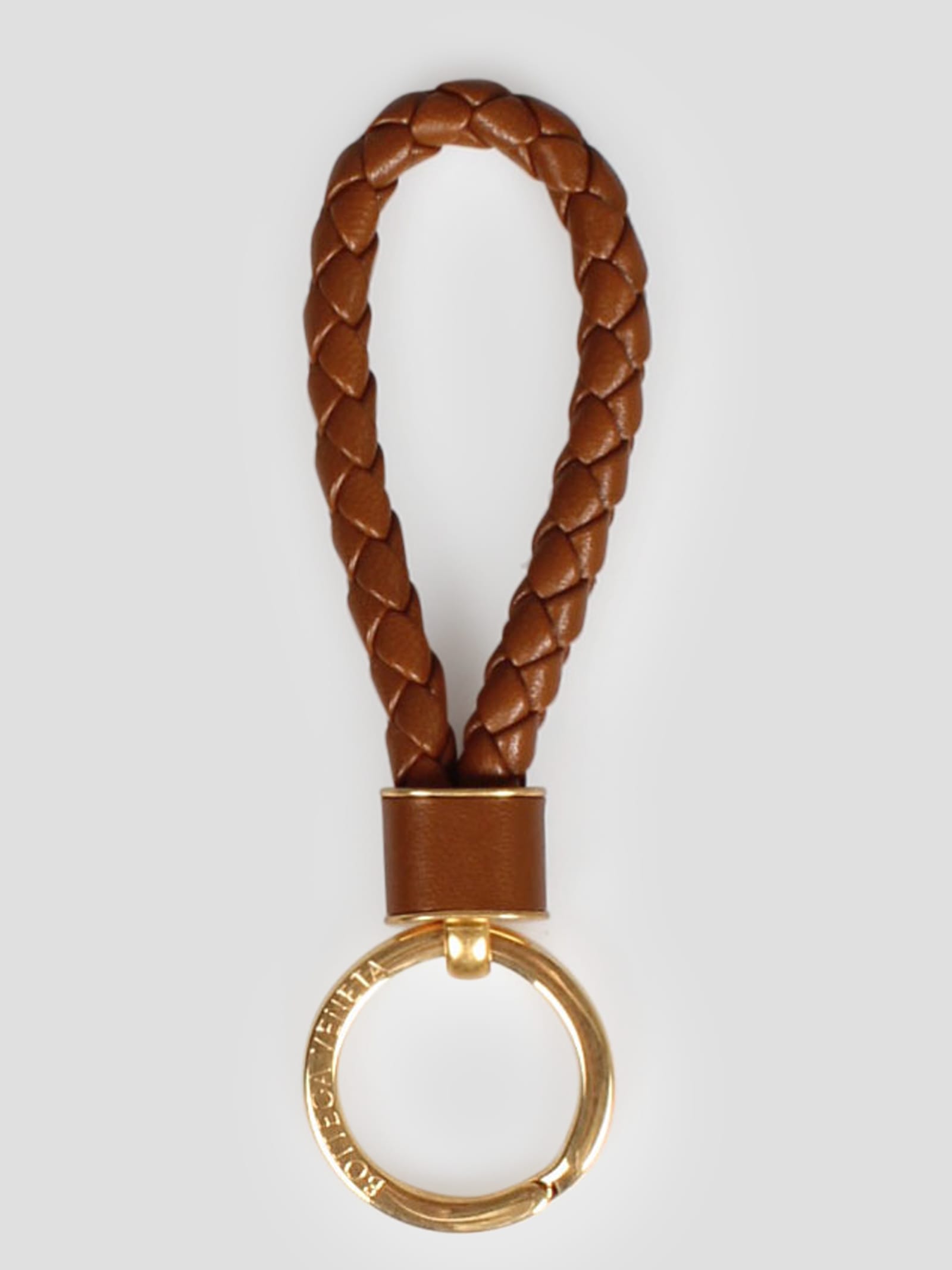 Bottega Veneta Leather Keyring