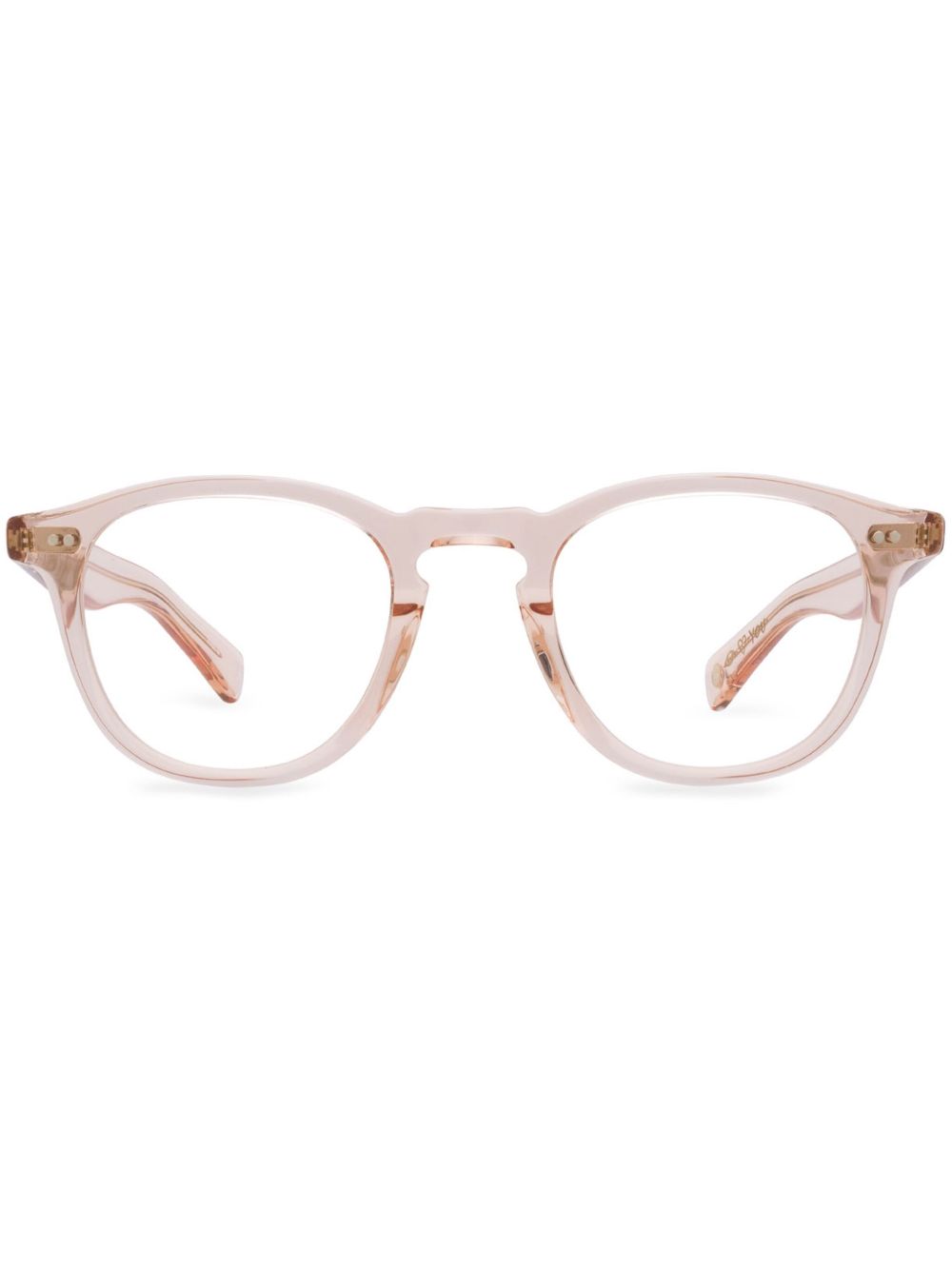 Garrett Leight x Andre Saraiva 圆框眼镜 - 粉色