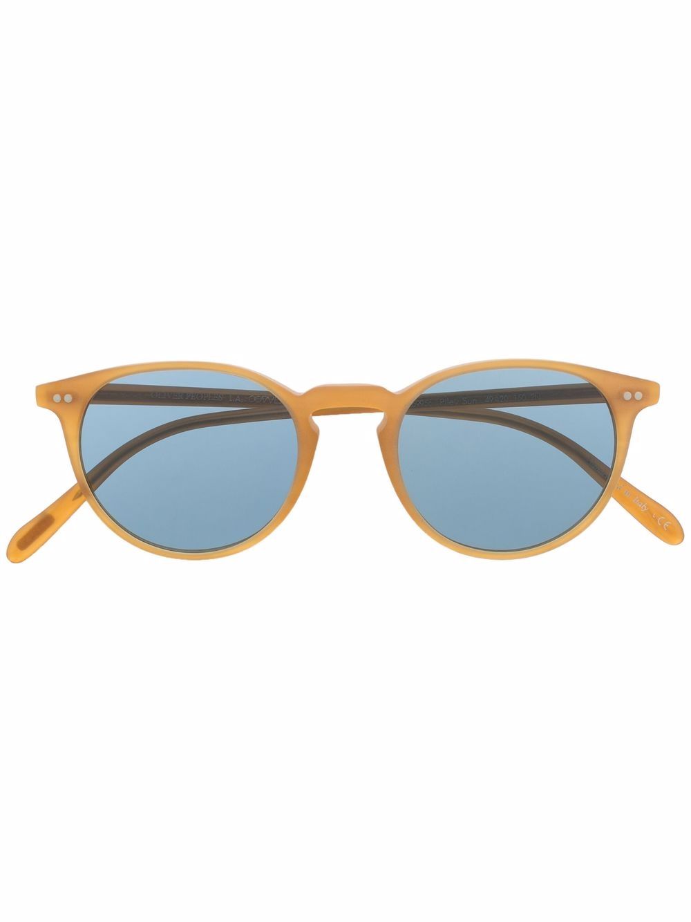 Oliver Peoples 圆框太阳眼镜 - 中性色
