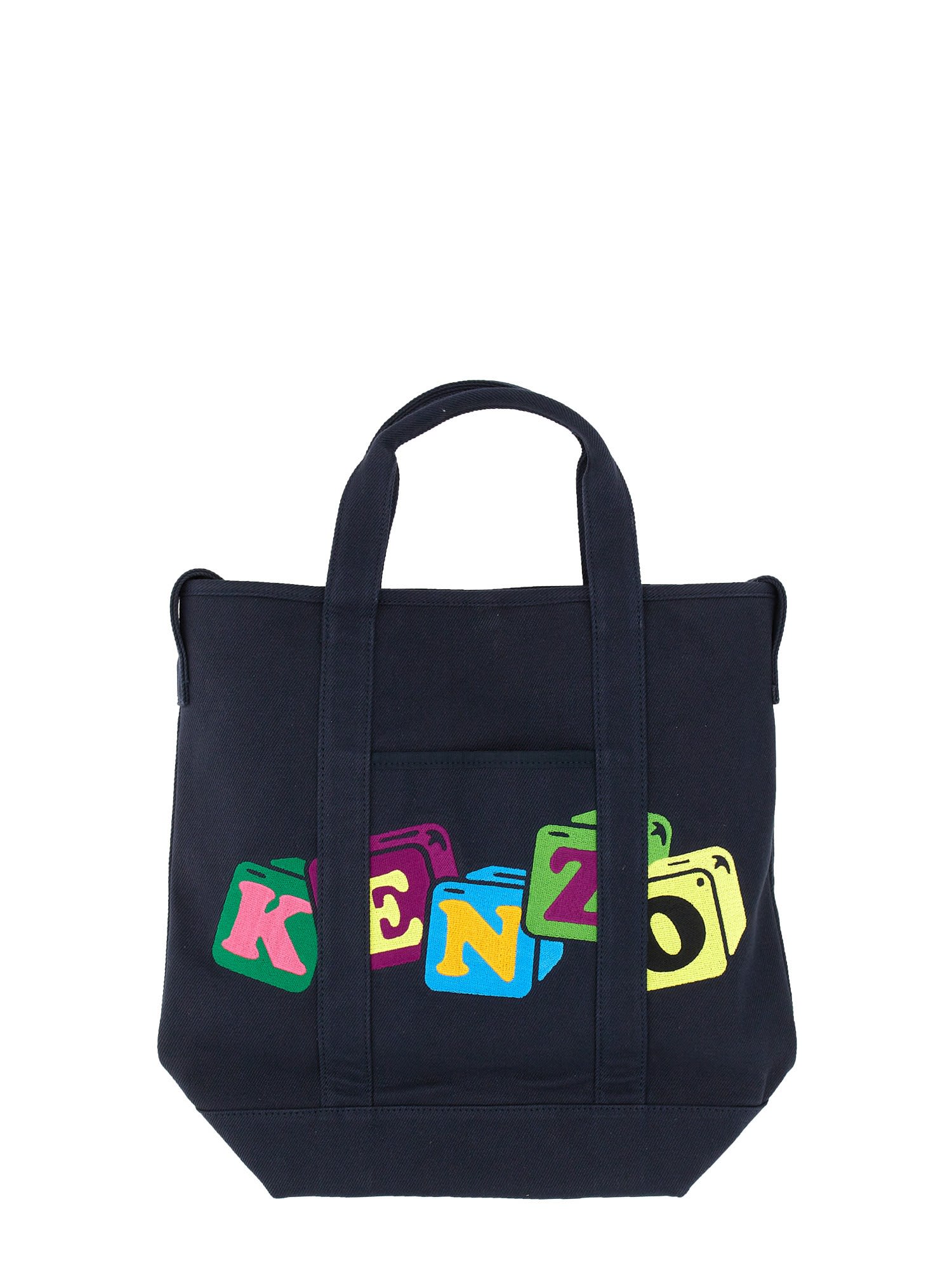 Kenzo 波克方块托特包