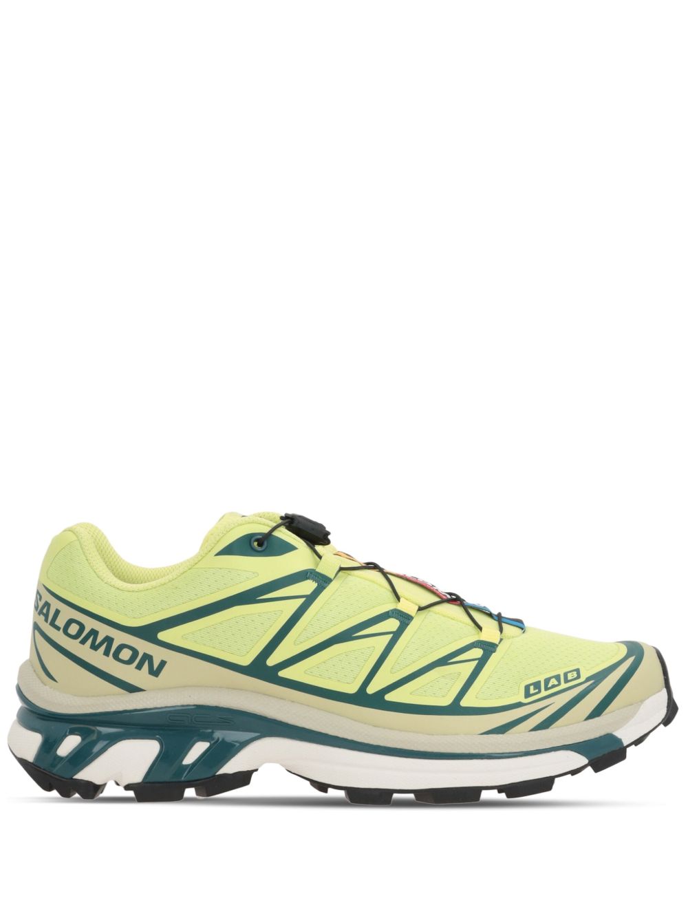 Salomon XT-6 T字扣运动鞋 - 绿色