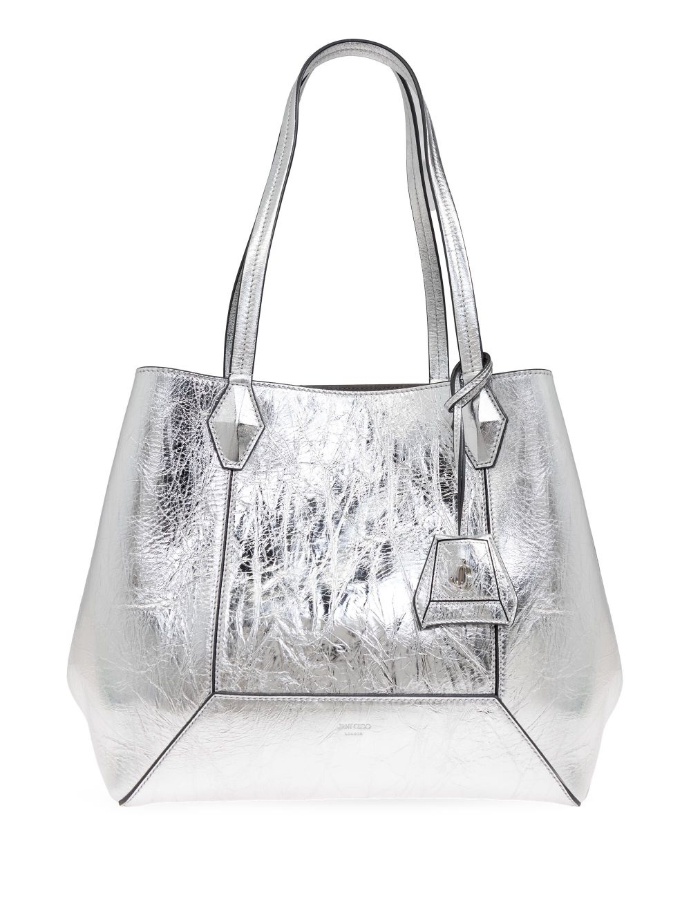 Jimmy Choo Diamond M 手提包 - 银色