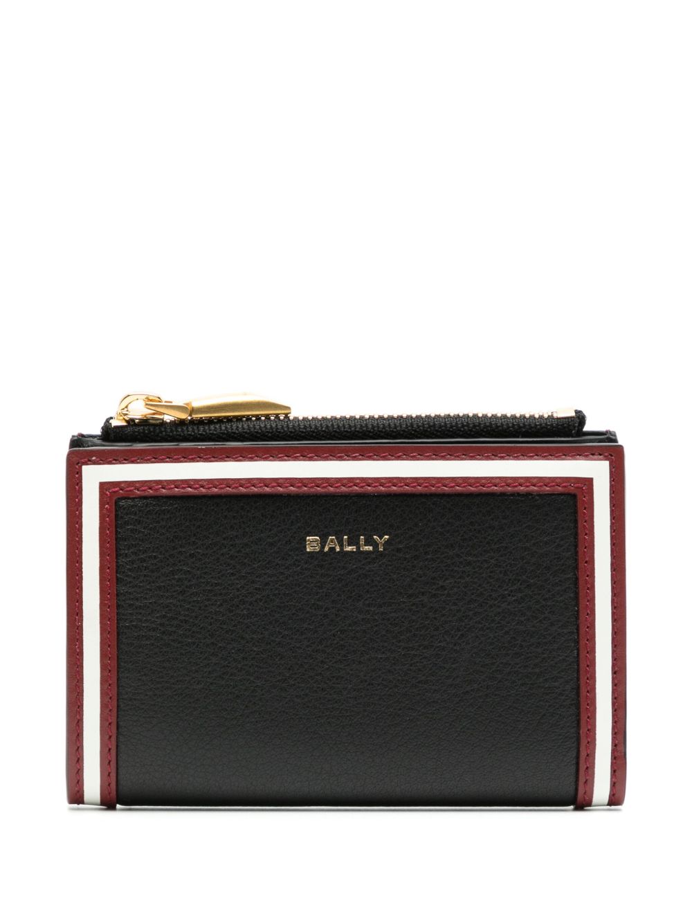 Bally 皮质对折钱包 - 黑色