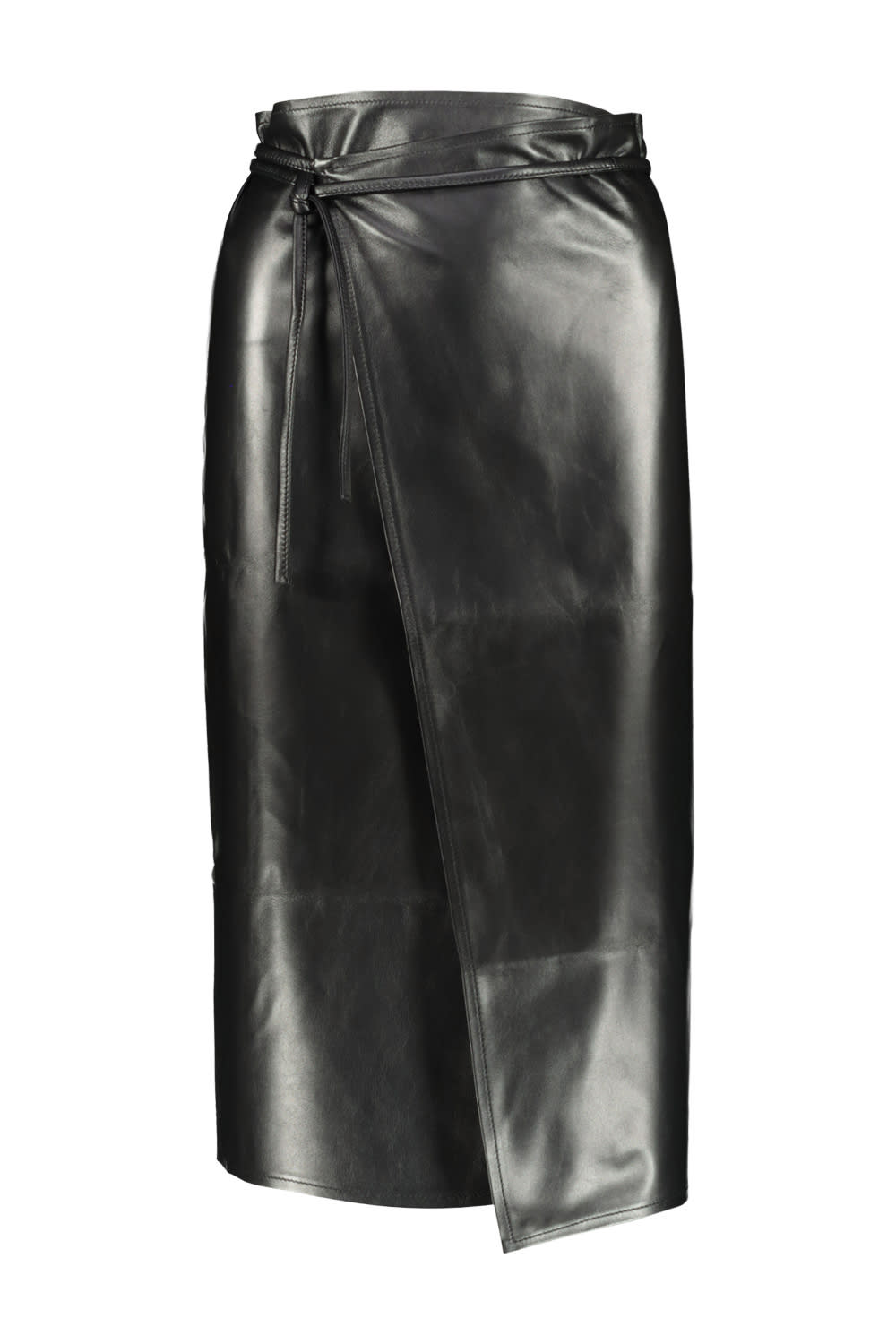 VETEMENTS Leather Wrap Skirt