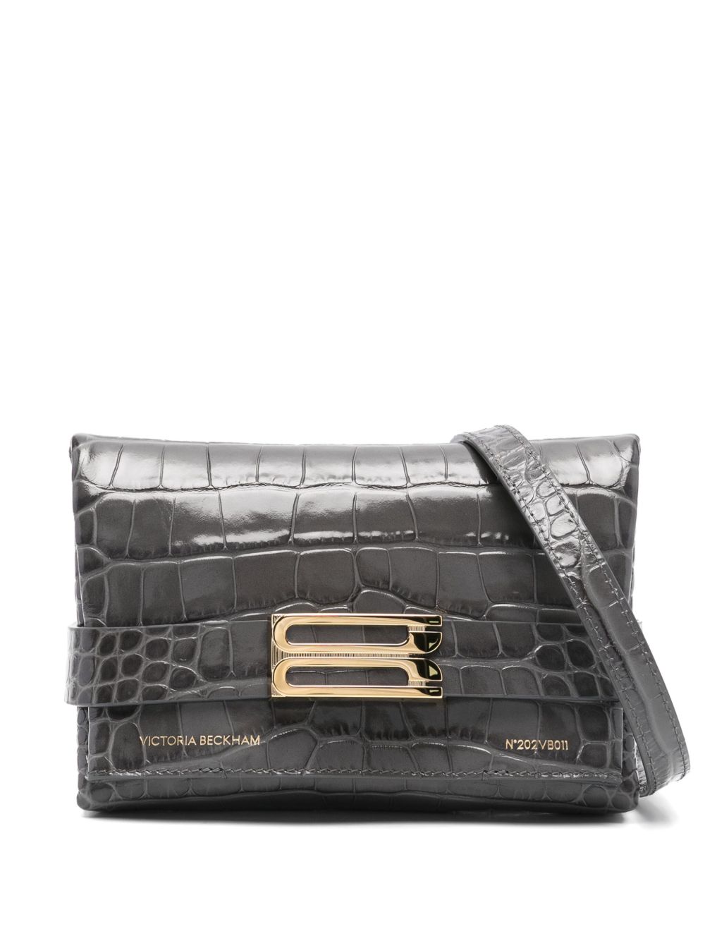 Victoria Beckham Mini B 斜挎包 - 灰色