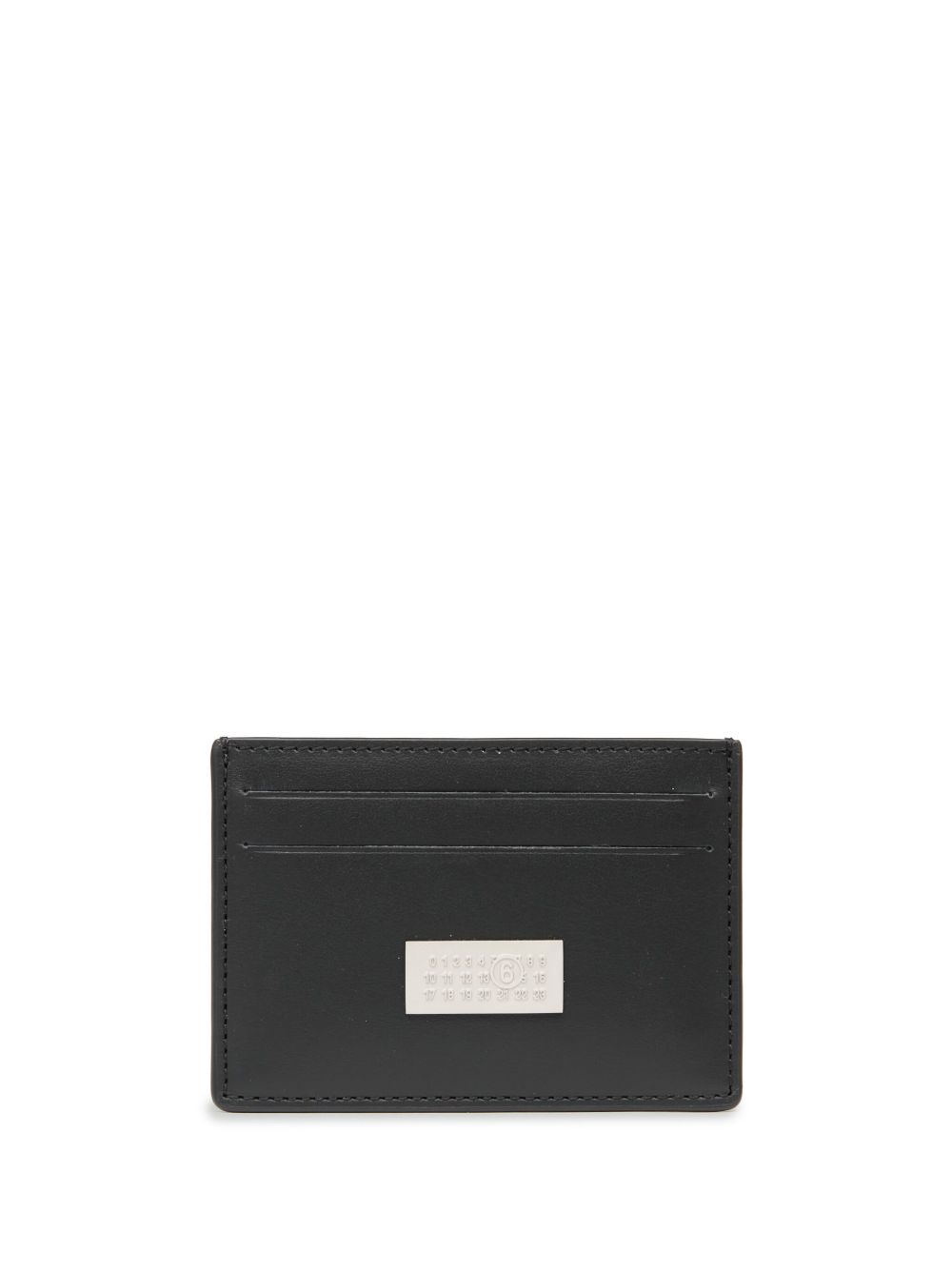 MM6 Maison Margiela Numeric 皮质卡夹 - 黑色
