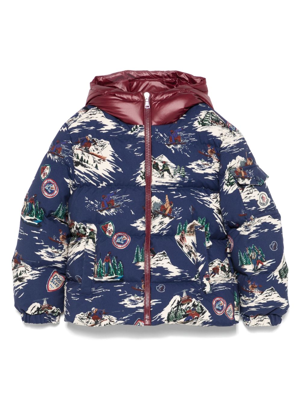 Moncler Enfant Sigfrid 夹克 - 蓝色
