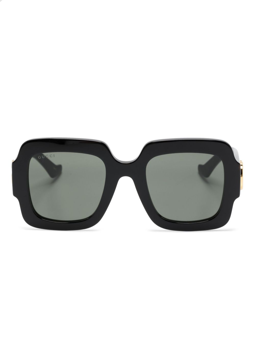 Gucci Eyewear GG1547S 方框太阳眼镜 - 黑色
