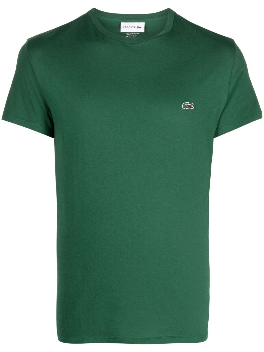 Lacoste 标贴棉T恤 - 绿色
