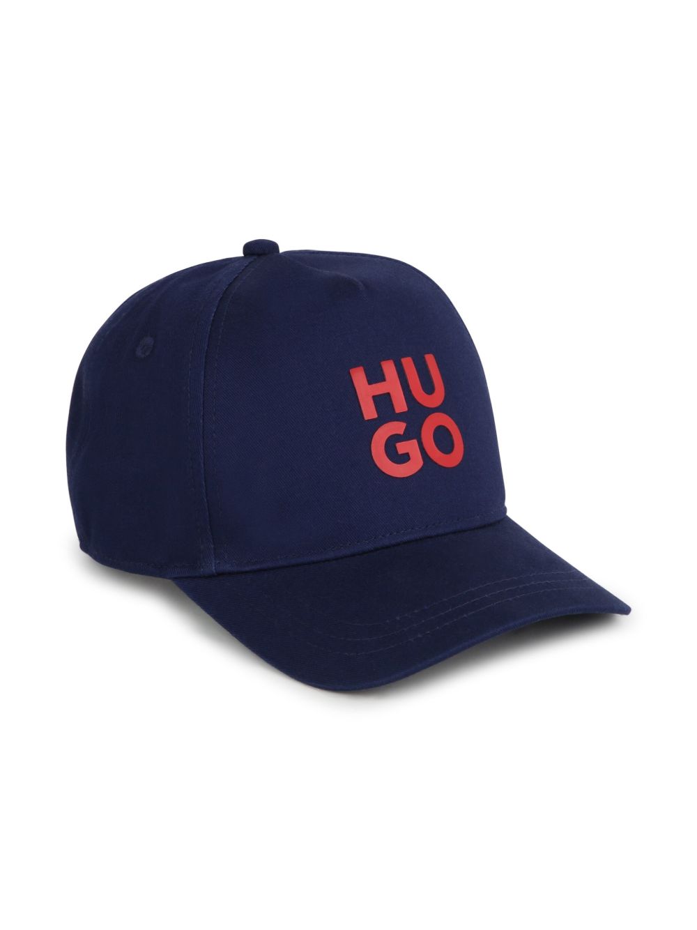 HUGO KIDS logo印花棉棒球帽 - 蓝色