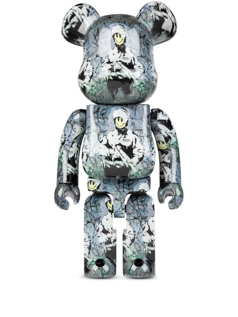 MEDICOM TOY Riot Cop BE@RBRICK 模型玩具 - 灰色